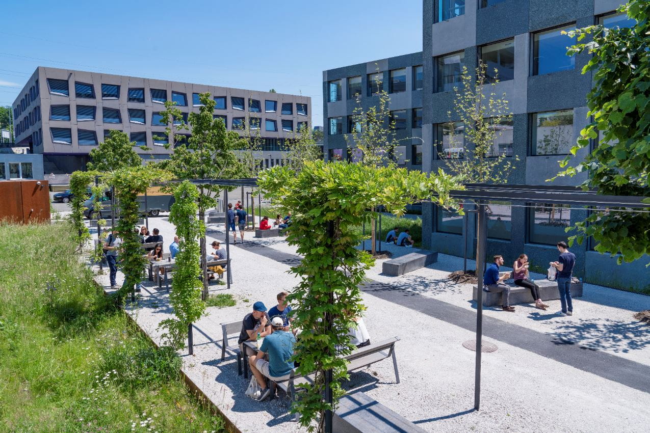 Das Leben auf dem Biopôle Campus