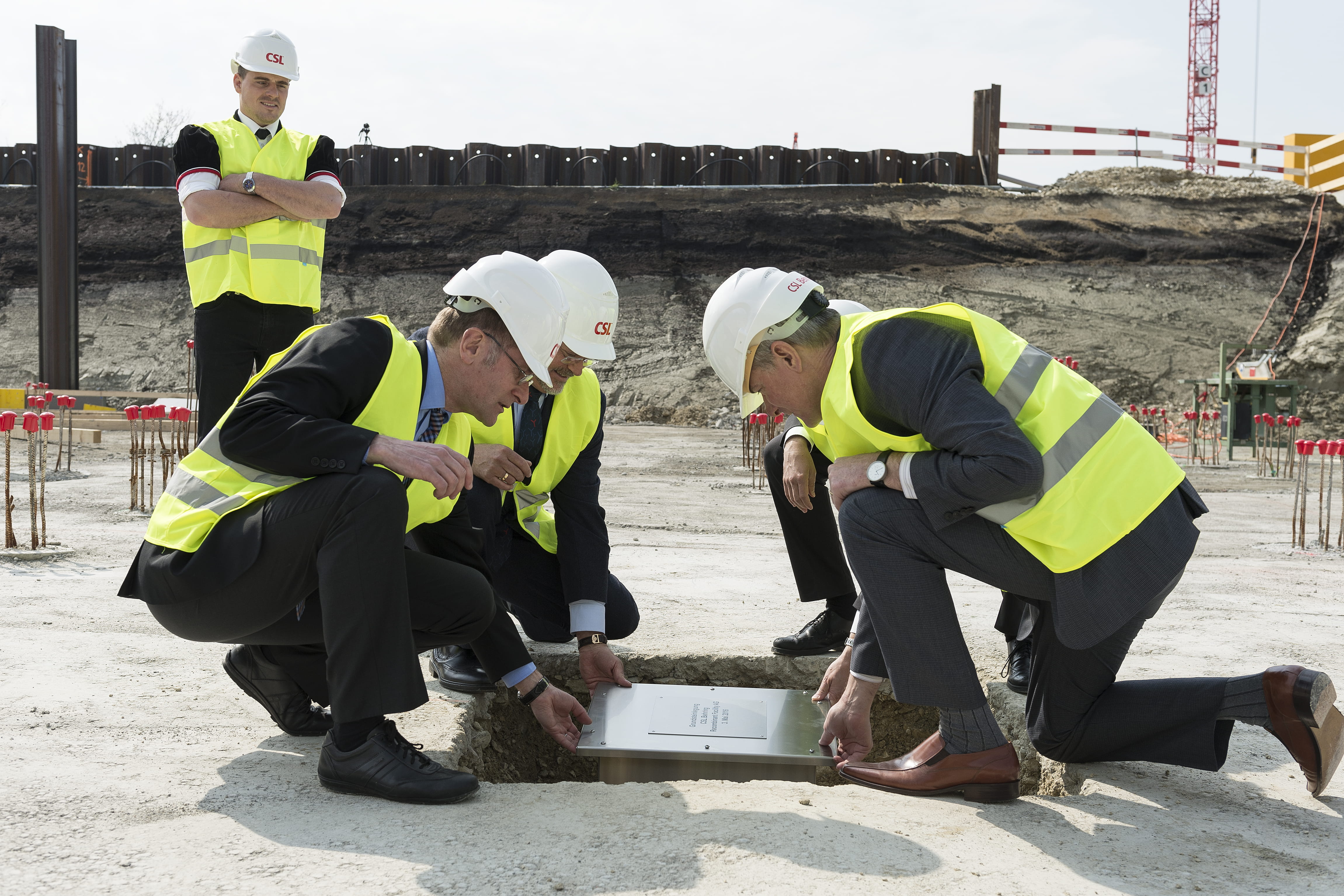 CSL Behring Grundsteinlegung