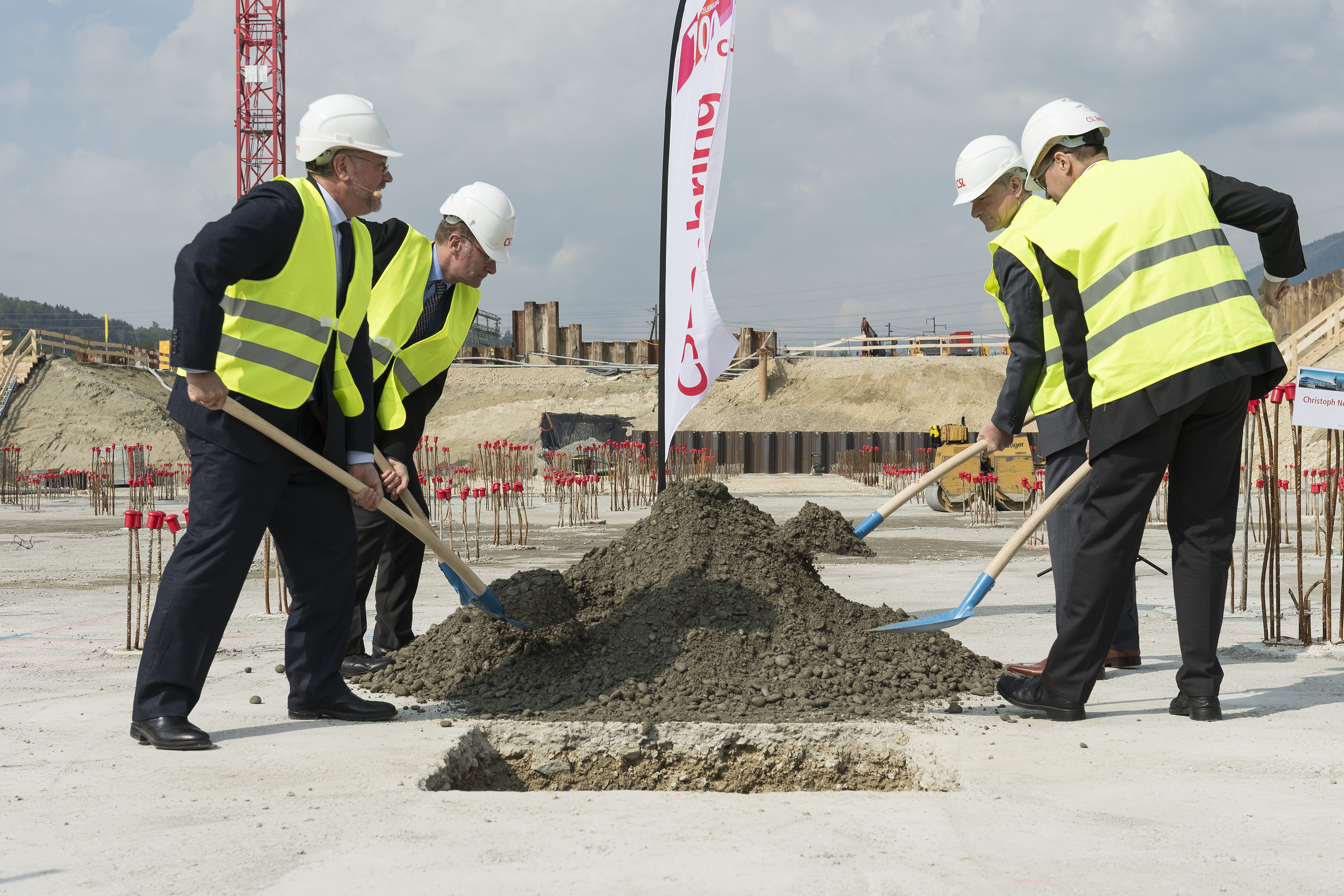 CSL Behring Grundsteinlegung