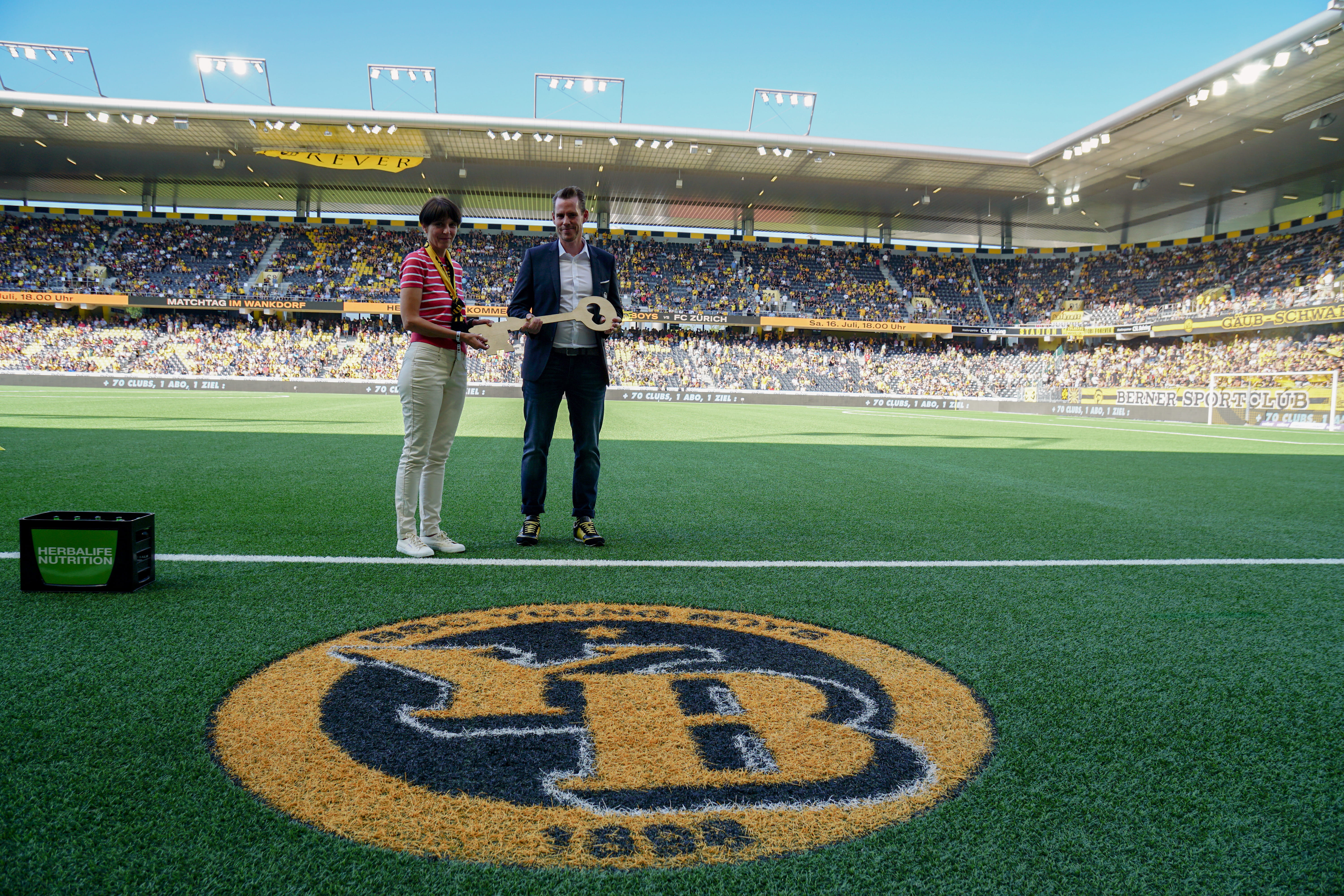 Key Handover Wankdorf Stadion Bern