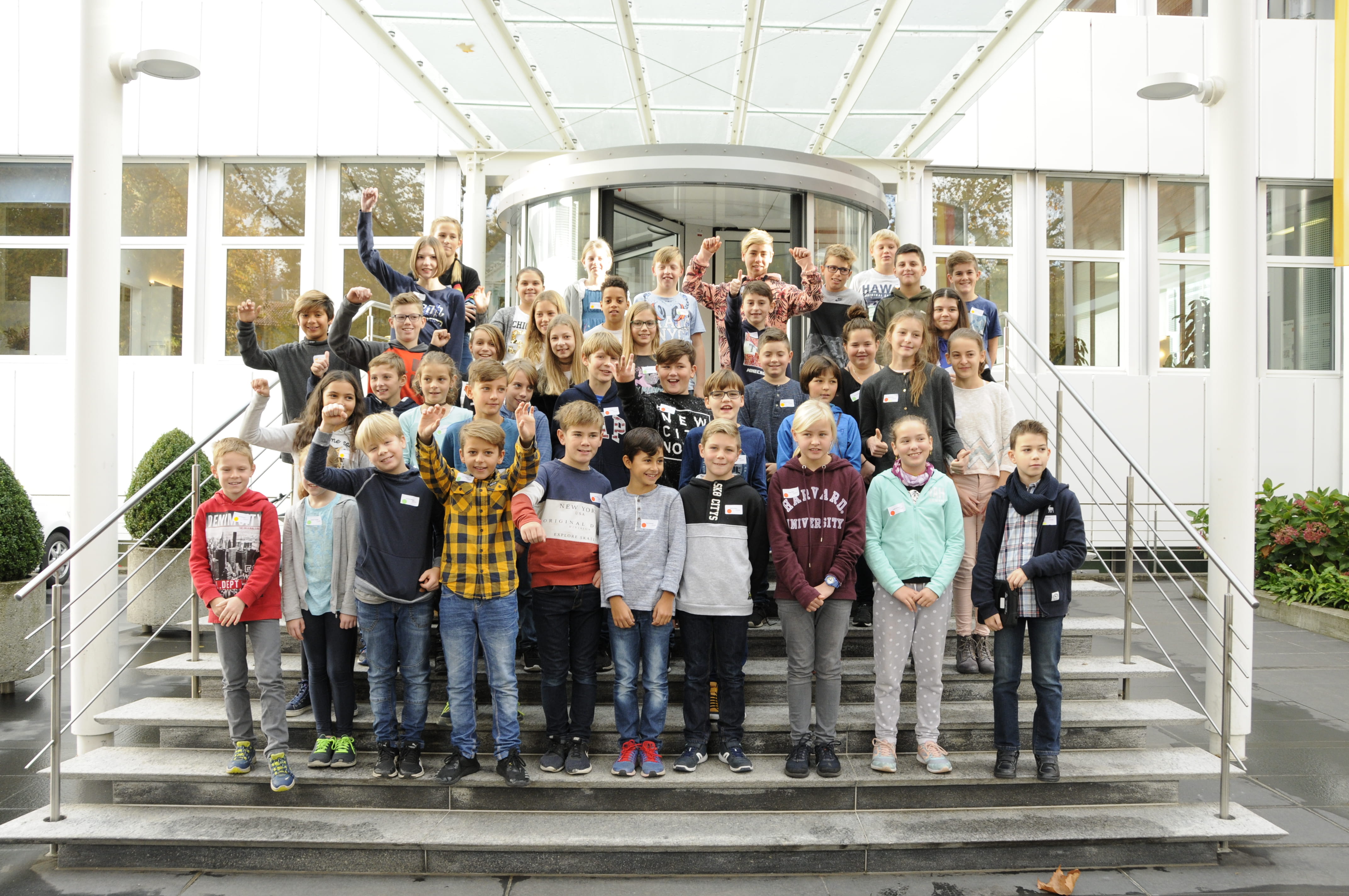 Kinder am Nationalen Zukunftstag bei CSL Behring AG.