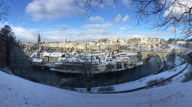 The city of Bern, Switzerland
