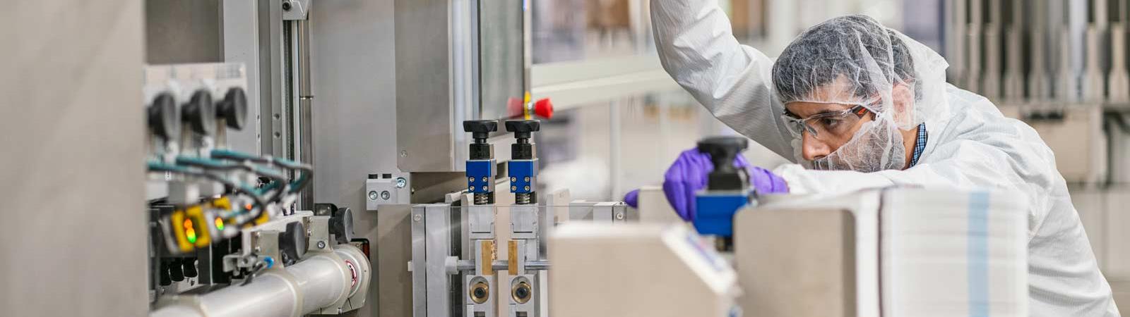 CSL manufacturing employee in Holly Springs