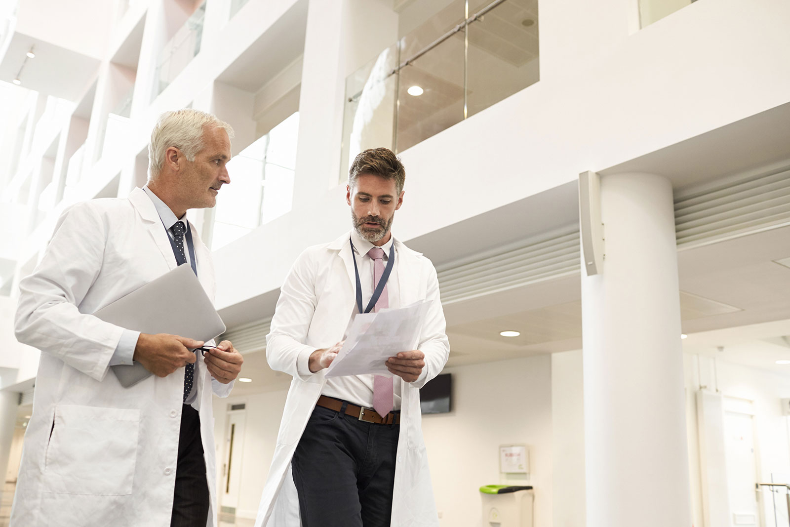 doctors walking