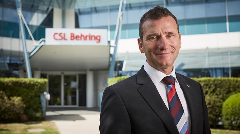 Martin  Schären,  seit dem 7. Oktober der neue Standortleiter der CSL Behring AG in Bern.